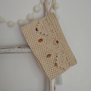 Vintage Crochet Clutch